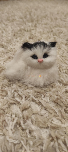 Кот из меха со звуком № 1 во Электроуглях