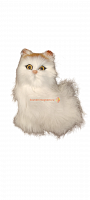 Кот из меха средний во Электроуглях